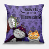 Welcome Foolish Mortals - Cat Personalized Custom Pillow - Halloween Gift For Pet Owners, Pet Lovers