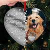 Custom Photo Once By My Side, Forever In My Heart - Memorial Personalized Custom Mirrored Acrylic Ornament - Sympathy Gift, Christmas Gift For Pet Owners, Pet Lovers
