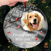 Custom Photo Forever In My Heart - Memorial Personalized Custom Mirrored Acrylic Ornament - Sympathy Gift, Christmas Gift For Pet Owners, Pet Lovers