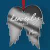 Sleep In Heavenly Peace - Memorial Personalized Custom Mirrored Acrylic Ornament - Sympathy Gift, Christmas Gift For Family Members