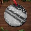 Loved You Then, Love You Still - Couple Personalized Custom Mirrored Acrylic Ornament - Christmas Gift For Husband Wife, Anniversary