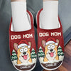 Warm Feet And Happy Pets Make The Perfect Holiday Combo - Dog & Cat Personalized Custom Fluffy Slippers - Christmas Gift For Pet Owners, Pet Lovers