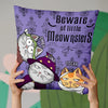 Welcome Foolish Mortals - Cat Personalized Custom Pillow - Halloween Gift For Pet Owners, Pet Lovers