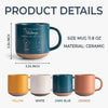 The Love Between Siblings - Family Personalized Custom Pottery Mug - Gift For Siblings, Brothers, Sisters