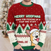 Pawsome Christmas Vibes - Dog Personalized Custom Ugly Sweatshirt - Unisex Wool Jumper - Christmas Gift For Pet Owners, Pet Lovers