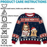 Custom Name Christmas Dog Mom Gifts - Personalized Sweatshirt