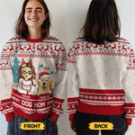 Best Fur Mom Ever - Dog & Cat Personalized Custom Ugly Sweatshirt - Unisex Wool Jumper - Christmas Gift For Pet Owners, Pet Lovers