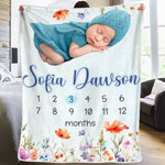 Custom Photo You’re My Favorite Reason To Lose Sleep - Family Personalized Custom Baby Blanket - Gift For Baby Kids, Newborn Baby