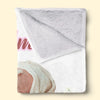 Custom Photo My New World Starts With You - Family Personalized Custom Baby Blanket - Gift For Baby Kids, Newborn Baby