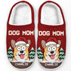 Warm Feet And Happy Pets Make The Perfect Holiday Combo - Dog & Cat Personalized Custom Fluffy Slippers - Christmas Gift For Pet Owners, Pet Lovers