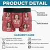Custom Photo I Love My Wife - Couple Personalized Custom Boxer Briefs, Men's Boxers - Gift For Husband Wife, Anniversary