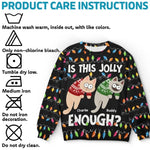 My Cat Is The True Spirit Of Christmas - Cat Personalized Custom Ugly Sweatshirt - Unisex Wool Jumper - Christmas Gift For Pet Owners, Pet Lovers