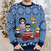 We Wish You A Merry Christmas - Family Personalized Custom Ugly Sweatshirt - Unisex Wool Jumper - Christmas Gift For Family Members