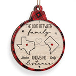 Custom Name Brothers Gifts for Long Distance Siblings - Personalized Ornament