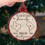 Custom Name Brothers Gifts for Long Distance Siblings - Personalized Ornament