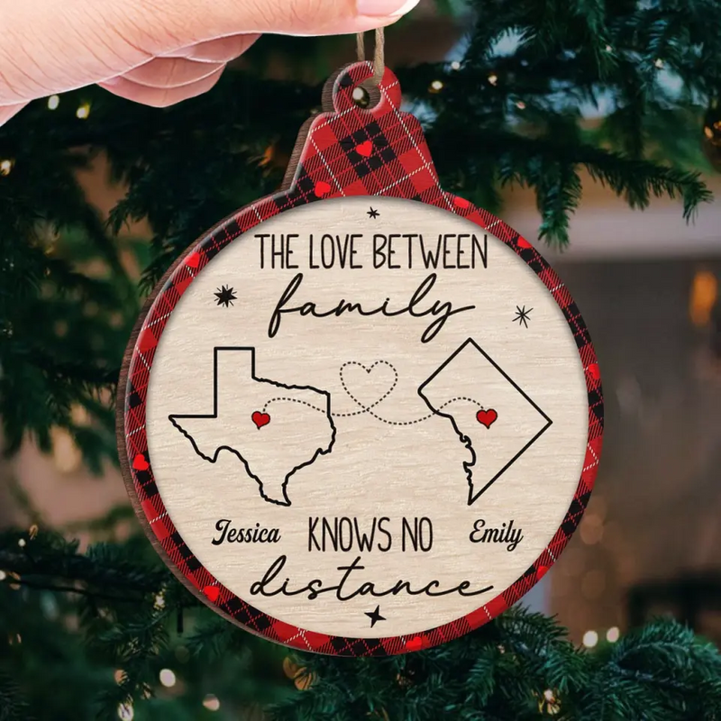 Your Love Is My Most Treasured Gift - Family Personalized Custom Ornament - Wood Custom Shaped - Christmas Gift For Family Members