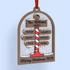 Family Is The True Meaning Of Christmas - Family Personalized Custom Wood & Acrylic Ornament - Christmas Gift For Family Members
