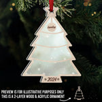 The Warmth Of Family Makes Christmas Glow - Family Personalized Custom Wood & Acrylic Ornament - Christmas Gift For Family Members