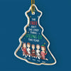 Christmas Is Better When Shared With Friends - Bestie Personalized Custom Ornament - Acrylic Custom Shaped - Christmas Gift For Best Friends, BFF, Sisters