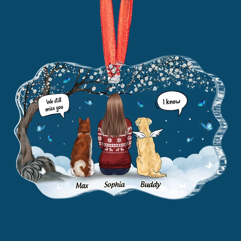Your Paw Prints Are On My Soul - Memorial Personalized Custom Benelux Glass Ornament - Sympathy Gift, Christmas Gift For Dog Lovers, Cat Lovers
