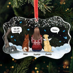 Your Paw Prints Are On My Soul - Memorial Personalized Custom Benelux Glass Ornament - Sympathy Gift, Christmas Gift For Dog Lovers, Cat Lovers