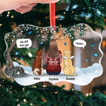 Your Paw Prints Are On My Soul - Memorial Personalized Custom Benelux Glass Ornament - Sympathy Gift, Christmas Gift For Dog Lovers, Cat Lovers