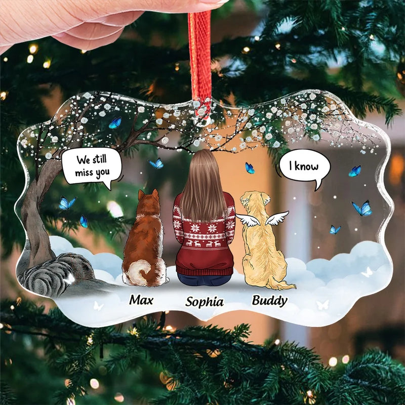 Your Paw Prints Are On My Soul - Memorial Personalized Custom Benelux Glass Ornament - Sympathy Gift, Christmas Gift For Dog Lovers, Cat Lovers