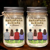 Brothers And Sisters Are As Close As Hands And Feet - Family Personalized Custom Mason Jar Light - Gift For Siblings, Brothers, Sisters