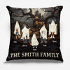 Family Time Is The Best Time Especially When It’s Spooky Season - Family Personalized Custom Pillow - Halloween Gift For Family Members