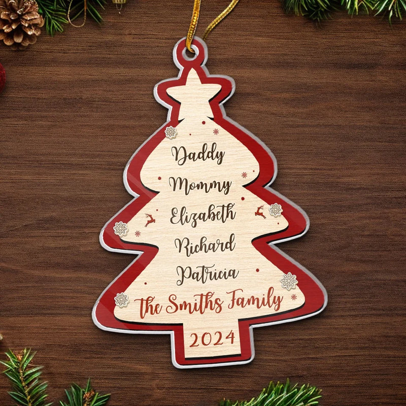 We Make The Season Truly Special - Family Personalized Custom Ornament - Acrylic Custom Shaped - Christmas Gift For Family Members