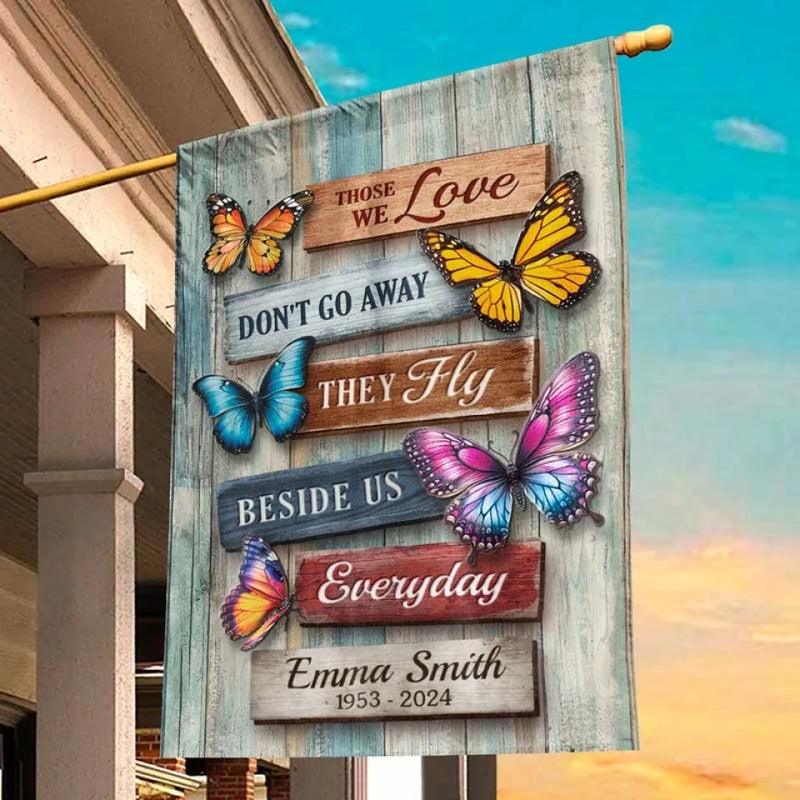 Your Love Will Always Be Our Guide - Memorial Personalized Custom Flag - Sympathy Gift For Family Members