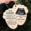 Custom Photo Our Baby Is On The Nice List This Year - Family Personalized Custom Shaped 2 Layered Wood Christmas Ornament - Christmas Gift For Baby Kids, Newborn Baby