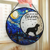 You Were More Than A Pet You Were Family - Memorial Personalized Custom Stained Glass Window Hanging Suncatcher - Sympathy Gift For Pet Owners, Pet Lovers