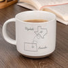A Special Mug For Special Moments With Your BFF - Bestie Personalized Custom Pottery Mug - Gift For Best Friends, BFF, Sisters