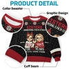 Friendship Never Ends - Bestie Personalized Custom Ugly Sweatshirt - Unisex Wool Jumper - Christmas Gift For Best Friends, BFF, Sisters