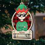 Love Grows Best In A Happy Family - Family Personalized Custom Ornament, Money Holder - Wood Custom Shaped -  Christmas Gift For Family Members