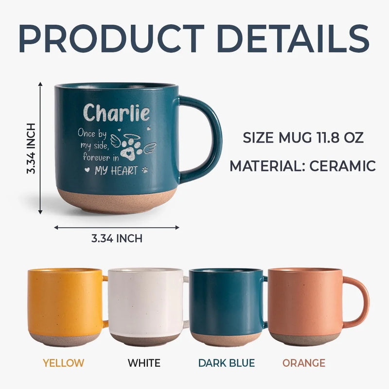 If Love Could Have Kept You Here, You Would Have Lived Forever - Memorial Personalized Custom Pottery Mug - Sympathy Gift For Pet Owners, Pet Lovers
