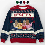 Custom Name Christmas Besties Gifts for Women - Personalized Sweatshirt