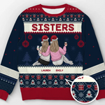 Custom Name Christmas Besties Gifts for Women - Personalized Sweatshirt
