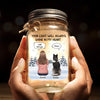 Your Purrs Echo In My Memories - Memorial Personalized Custom Mason Jar Light - Sympathy Gift For Family Members, Pet Owners, Pet Lovers