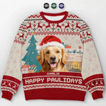 Custom Pet Photo Christmas Gifts for Dog Lovers - Personalized Sweatshirt