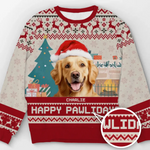 Custom Pet Photo Christmas Gifts for Dog Lovers - Personalized Sweatshirt