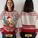 Custom Pet Photo Christmas Gifts for Dog Lovers - Personalized Sweatshirt