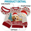 Custom Photo You're The Best Present Ever - Dog & Cat Personalized Custom Ugly Sweatshirt - Unisex Wool Jumper - Christmas Gift For Pet Owners, Pet Lovers