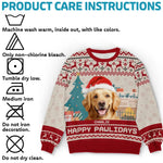 Custom Pet Photo Christmas Gifts for Dog Lovers - Personalized Sweatshirt