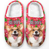 Custom Photo Cozy Feet And Happy Hearts Make The Best Memories Together - Dog & Cat Personalized Custom Fluffy Slippers - Christmas Gift For Pet Owners, Pet Lovers