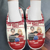 Christmas Is A Time For Comfort, Joy, And Family Bonding - Family Personalized Custom Fluffy Slippers - Christmas Gift For Family Members