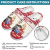 Christmas Is A Time For Comfort, Joy, And Family Bonding - Family Personalized Custom Fluffy Slippers - Christmas Gift For Family Members