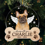 Custom Name Pet Memorial Gifts for Dog Lovers - Personalized Ornament