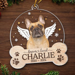 Custom Name Pet Memorial Gifts for Dog Lovers - Personalized Ornament